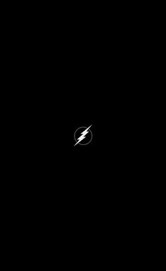 a black background with a white lightning bolt