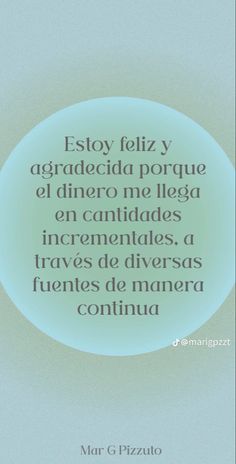 an image of a quote in spanish that says, estoy feliz y grad