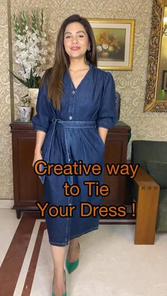 Ways To Tie Belt On Dress, Dress Belt Tie Ideas, Dress Belt Knot, Dupatta Draping With Belt, Conservative Christian Fashion, Ways To Tie A Belt On A Dress, How To Tie A Belt On A Dress Tutorials, How To Tie Dress Belt Knot, How To Tie Dress Knot