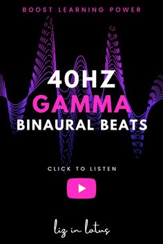 Boost your learning power and supercharge your mind. Listening to 40Hz Pure Tone Gamma Wave Binaural Beats for 30 minutes is the ultimate way to hack your mind and tap into super intelligence. Also boosts creativity, improves memory, focus, and concentration. Shift to a genius mindset! | lizinlotus.com #gammabinauralbeats #binauralbeats #geniusmindset #meditation #frequencyhealing #soundtherapy Super Intelligence, Focus And Concentration