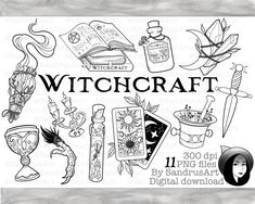 the witch craft kit includes an assortment of items