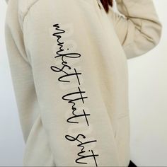 Can Add To Any Color Sweater And To Any Size Sweater Please Message Before Ordering Popular Sweatshirts, Aunt Sweater, Disney Tee Shirts, Coral Shirt, Plain Sweatshirt, Shirt Sayings, Cute Shirt Designs, Color Sweater, Designer Streetwear