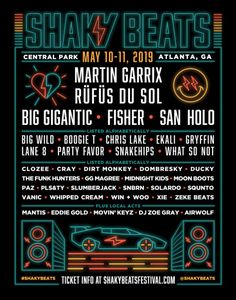 the poster for shav beats festival in atlanta, texas on may 11, 2013