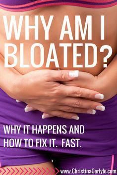 Do you feel bloated? Discover what Causes Bloating so you can avoid feeling uncomfortable and unnecessarily puffy fast, from nutritionist Christina Carlyle. Dukan Diet Food List, Lose Belly Fat For Men, Always Bloated, Christina Carlyle, Beat The Bloat, Exercises To Lose Belly, Bloated Stomach, Dukan Diet