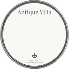 an antique villa logo on a white background