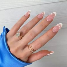 Natural Nail Designs, Nails White, Almond Acrylic Nails, Nails 2024