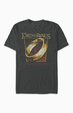 Online only! Go on your own journey with The Lord Of The Rings T-Shirt. This tee features a crew neckline, short sleeves, a standard fit, and The Lord Of The Rings graphics at the front. Crew neckline Short sleeves Standard fit The Lord of The Rings front graphic Machine washable PacSun Mens The Lord Of The Rings T-Shirt - Gray size Large