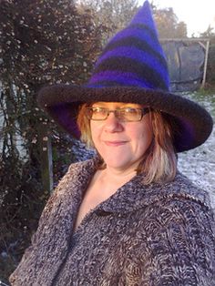 Ravelry: Enchanting & Magical Witch Hat pattern by Anne Carroll Gilmour Witch Hat Pattern, Felt Witch, Felt Witch Hat, Star Chart, Knitting Tutorial, Witch Hat, Hat Pattern, My Sister, Floppy Hat