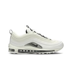 Women’s Nike Airmax 97 *Rare Find* Color - Summit White Perfect Condition(Only Worn A Few Times But Look Brand New) Size 8.5 Currently Selling For $480 Post Tax/Shipping On Goat Nike Airmax 97, Huarache Run, Nike Pegasus, Air Jordan Sneakers, High Sneakers, Find Color, Air Huarache, Grey Sneakers, Grey Shoes