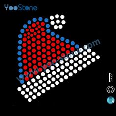 a red white and blue arrow on a black background with the words yosone