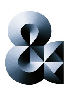 the letter b is made up of overlapping shapes