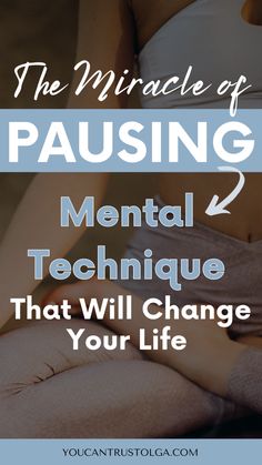 The Miracle of Pausing: Mental Technique That Changed My Life How To Lower Cortisol, Mindfulness Activity, Lower Cortisol Levels, What Is Mindfulness, Simple Exercise, Practice Mindfulness, Personal Growth Motivation, My Mental Health, Mental Health Therapy