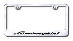 an aluminum license plate frame with the word element in black and white letters on it