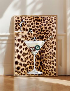 Diving into a martini glass with 8ball. Cheetah background Cheetah Background, Dream House Bedroom, Girls Pad, Classy Living Room, Flat Decor, Comfy Bedroom, Dream Apartment Decor, Living Room Prints