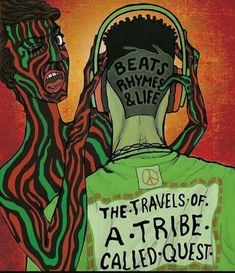 a movie poster for the travels of a tribe called quest