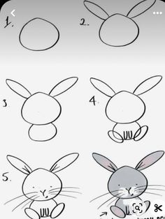 Baby Animal Drawings Simple For Kids, Animal Doodles Simple Step By Step, Hard Drawings, Drawing Cartoon Faces, Doodle Coloring, Painted Books