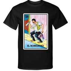 El Borracho Loteria Mexican Shirt Tee Shirt Funny Family Novelty Bingo Style All Sizes Available Mexican Shirt, Mexican Shirts, Nba Shirts, Funny Family, White Tee Shirts, Nature Shirts, Funny Tee Shirts, Family Humor, Graphic Tee Shirts