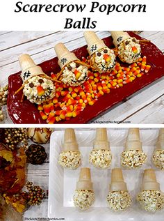 halloween treats that are easy to make with popcorn balls and corn on the cob