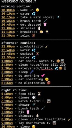 Glow Up Timetable, Week Routine, School Night Routine, Daily Routine Schedule