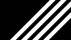 a black and white striped background with diagonal stripes