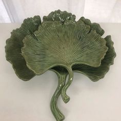 Ginkgo Leaf Plate - Large House of Dudley Ceramics Bowls Designs, Frame Wall Collage, Small Platter, Leaf Plate, Ginkgo Tree, Clay Plates, Ginkgo Leaf, Functional Pottery