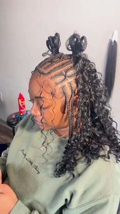 Black Braid Styles Latest Hairstyles, Short Summer Braids For Black Women, Short Summer Hairstyles Black Women, Fulani Braids Into Twists, Summer Vacation Hairstyles Black Women, Fulani Braids In A Ponytail, Cute Fulani Braids Hairstyles, Fulani Braids With Bun, Fulani Braided Ponytail