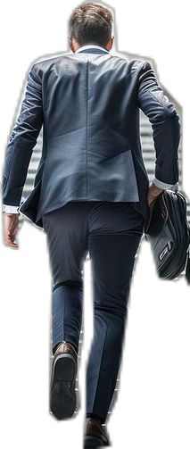 a man in a suit and tie is walking