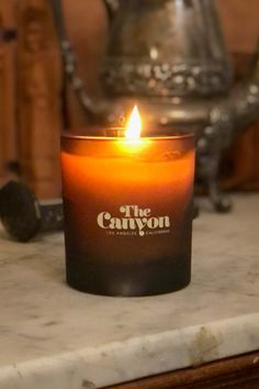 The Canyon Candle - Beachwood - The Canyon Beachwood Canyon, Hand Candle, Glass Vessel, The Hills, Amber Glass, Scented Candle, Hand Poured, Candle Jars, Scented Candles