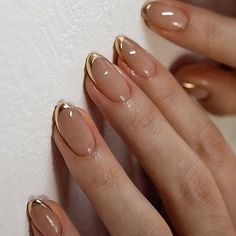 Occasion Nails, Kutek Disney, Pedicure Manicure, Nagel Tips, Gold Nail, Design Nails, Designs Nail, White Nail, Nail Nail