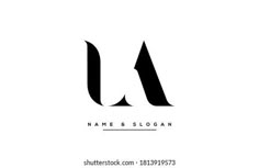 letter logo design with black and white color for business identity or company, suitable to use on