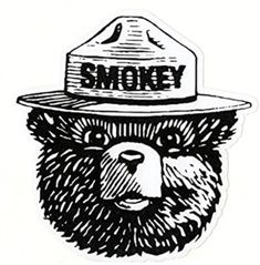 a black and white drawing of a bear wearing a fireman's hat with the word resist written on it