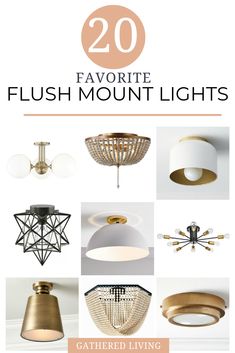 the top 20 favorite flush mount lights