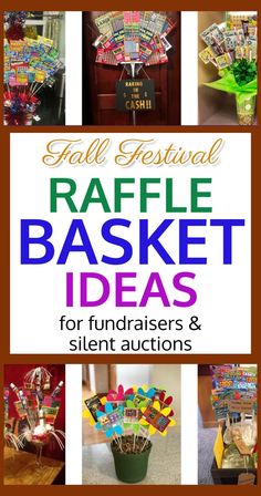 Fall festival raffle basket ideastricky tray auction baskets for fundraising charity fundraiserssilent auctionspenny auctions and prizes for fall festival games or fall autumn fair event planningdiy gift baskets with scratch off lottery ticketsthemed baskets that make amazing christmas gifts for friends and fun jack and jill raffle baskets for couples showers to raise money Gift Card Presentation For Raffle Basket Ideas, Christmas Party Raffle Prizes, Fall Gift Card Basket Ideas, Gift Card Display For Auction, Lottery Ticket Auction Basket, Fall Lottery Ticket Basket, Fall Festival Baskets Silent Auction, Gift Card Raffle Display, Fall Raffle Basket Ideas Fundraising