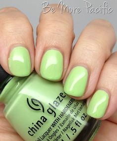 China Glaze Be More Pacific nail polish Classy Nail Art, China Glaze Nail Polish, Nail Fungus Remedy, Nail Fungus, Beautiful Nail Designs, Classy Nails, Nails Magazine