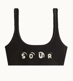 Fitted Black Crop Top Band Merch, Olivia Rodrigo Tank Top, Olivia Rodrigo Merch Collection, Sour Merch Olivia Rodrigo, Band Merch Graphic Crop Top, Tailgate Outfit, Sports Bra, Bra, How To Wear