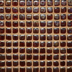 an image of some brown glass tiles