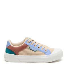 A pastel party for your feet! ✨ Get ready to unleash your inner artist with the Cheery Periwinkle Color Block Sneaker. Pastel paradise: Periwinkle, peach, and mint color block design for a playful, eye-catching look. Comfy kicks: Plush foam insole for all-day cushioning and support. Chunky chic: 1.3-inch platform sole for a little extra lift and a trendy vibe. Easy breezy: Soft cotton lining and breathable materials for all-day comfort. Versatile vibes: Pair these sneakers with jeans, skirts, or dresses for a look that's effortlessly cool. Style: Rocket Dog women's sneaker Upper Material: Periwinkle Multi color block corduroy upper Laces: Peach colored laces Lining: Soft cotton Sole: White platform sole Trainer Type: Low top platform sneaker Toe Shape: Round Platform Height: 1.3 inches Mid Sneakers With Jeans, Knee High Boots Winter, Pastel Party, Periwinkle Color, White Platform, Rocket Dog, Mint Color, Platform Sneaker, New Sneakers