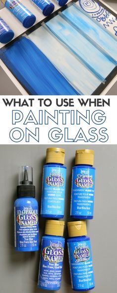 Painting On Glass, Glass Painting Designs, Glass Paint, Painting Glassware, Stained Glass Diy, Glass Bottle Crafts, Painted Wine Glasses, Faux Stained Glass, Craft Tutorial