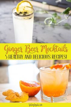 ginger beer mocko cocktail recipe with oranges