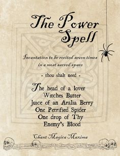 Potions & Spells Pages, Printable Book of Shadows, Witchcraft Magic - Etsy UK Fantasy Spells, Power Spell, Wiccan Books, Witchcraft Spells For Beginners, Revenge Spells, Witchcraft Magic, Beauty Spells