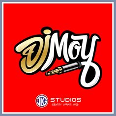 the logo for moy studio's identity print news, with an image of a pen