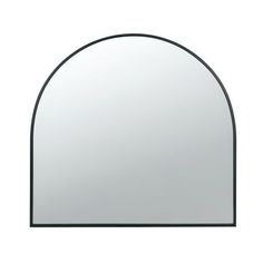 an arch shaped mirror is shown against a white background