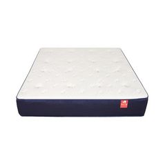 the mattress is made up and ready to be used as a bedding material or pillow