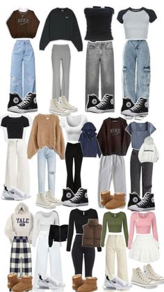 Some back to school fit inspo for you
Fashion Mistakes That Every Women Do 
 #backtoschool #ootd #outfitoftheday #outfits #backschool #backtoschooloutfits #school #outfitsideas #cheapoutfits #schooloutfits #backoutfits #fall #summeroutfits #fallfit #summeroutfits Cute College Outfits, Simple Outfits For School, Clothes And Shoes