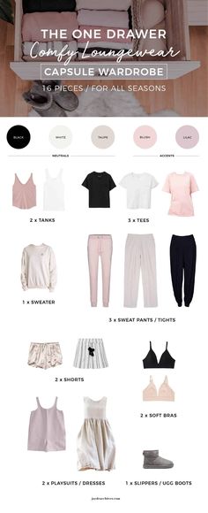 Loungewear Capsule Wardrobe, Loungewear Capsule, French Capsule Wardrobe, Minimalist Moda, Playsuit Dress, Winter Capsule Wardrobe, Spring Capsule Wardrobe