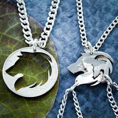 4 Best Friends Wolf necklaces, Wolf Pack, Family Jewelry Silver Wolf Design Stainless Steel Jewelry, Silver Stainless Steel Wolf Jewelry, Silver Stainless Steel Wolf Design Jewelry, Fandom Symbols, Music Note Necklace, 4 Best Friends, Family Jewelry, Wolf Necklace, Wolf Jewelry