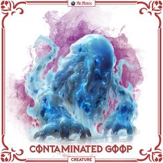 D&D 5e Homebrew Statblock for the Contaminated Goop creature / monster – designed by Me.Mimic for engaging tabletop adventures. Dnd Stat Blocks, Dnd Loot, Frankenstein Art, Dnd Things