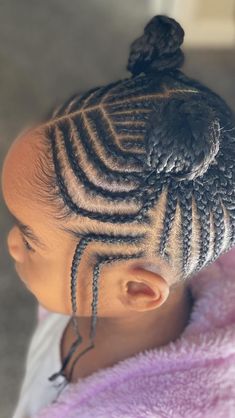 Braids For Girls, Black Toddler Hairstyles, Kids Cornrow Hairstyles, Toddler Braided Hairstyles, Cute Toddler Hairstyles, Kid Hairstyles, Cornrow Braids, Lil Girl Hairstyles, Kids Curly Hairstyles