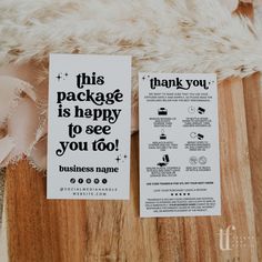 Retro Car Diffuser Care and Thank You Business Card Canva Template | Dani - Trendy Fox Studio Care Instructions Card Design, Instruction Card Design Ideas, Thank You Card Small Business, Instruction Card Design, Thanks Card For Customer, Product Care Card, Care Instruction Cards, Package Inserts