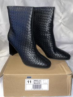 Brand New Journee Collection Brielle Black Booties Size 11 **Box May Have Some Damage.** Trendy Black Closed Toe Mid-calf Boots, Trendy Black Mid-calf Closed Toe Boots, Black Mid-calf Closed Toe Boots, Black Closed Toe Heeled Boots For Fall, Black Wide Calf High Heeled Boots, Fall Black Closed Toe Heeled Boots, Black Block Heel For Fall, Black Heeled Boots For Fall, Black High Heeled Boots For Fall